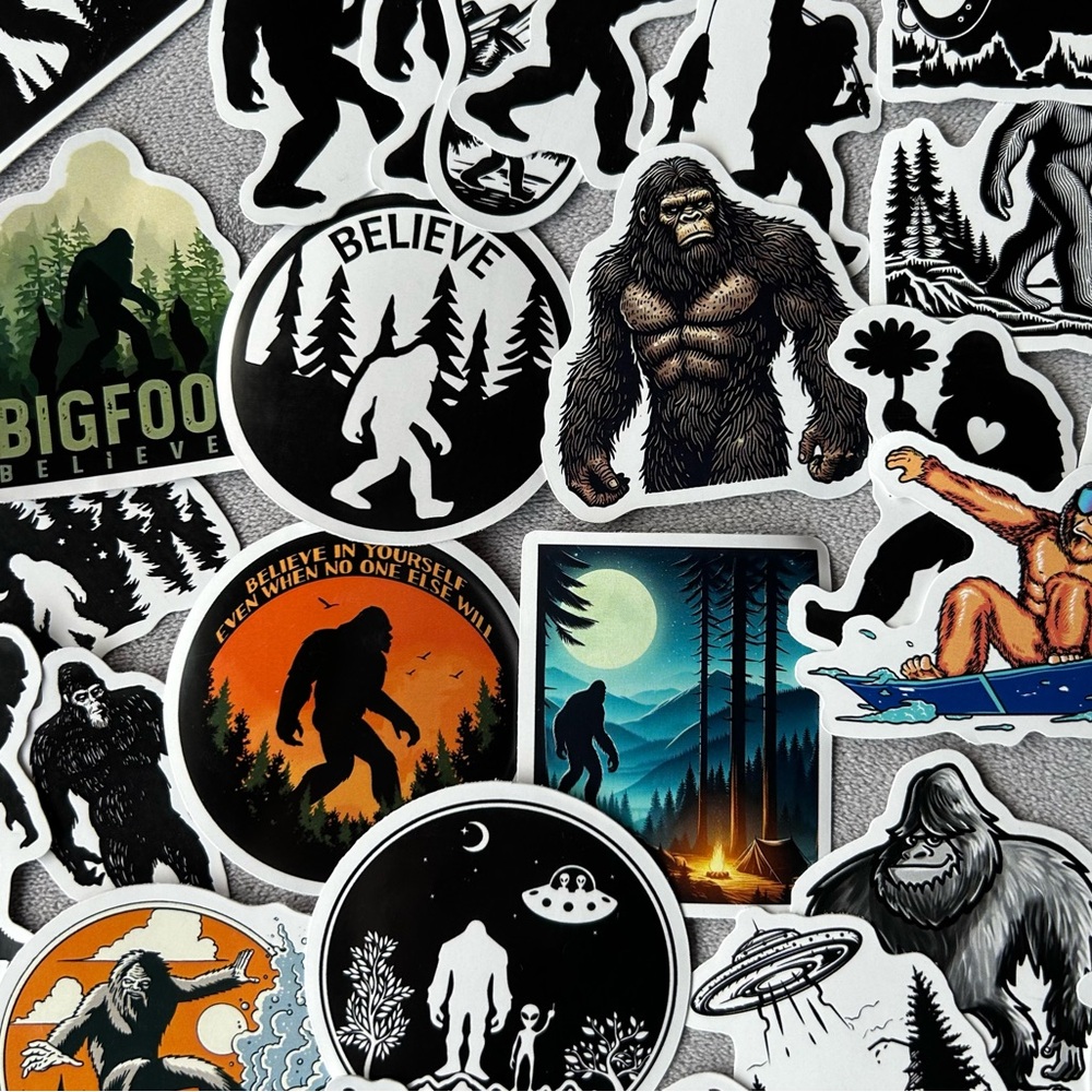 60 Sasquatch Stickers ~ Brand New!